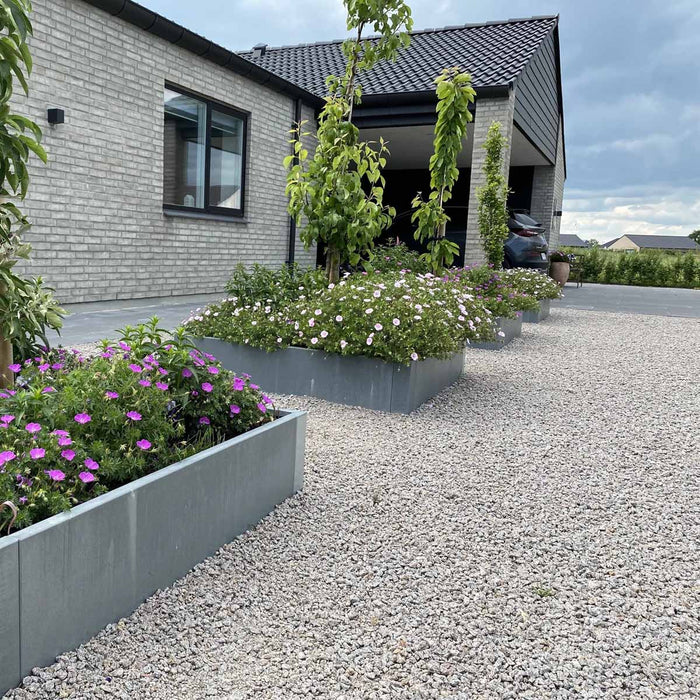 Modulopbygget højbed i 1 mm  galvaniseret stål, uden bund